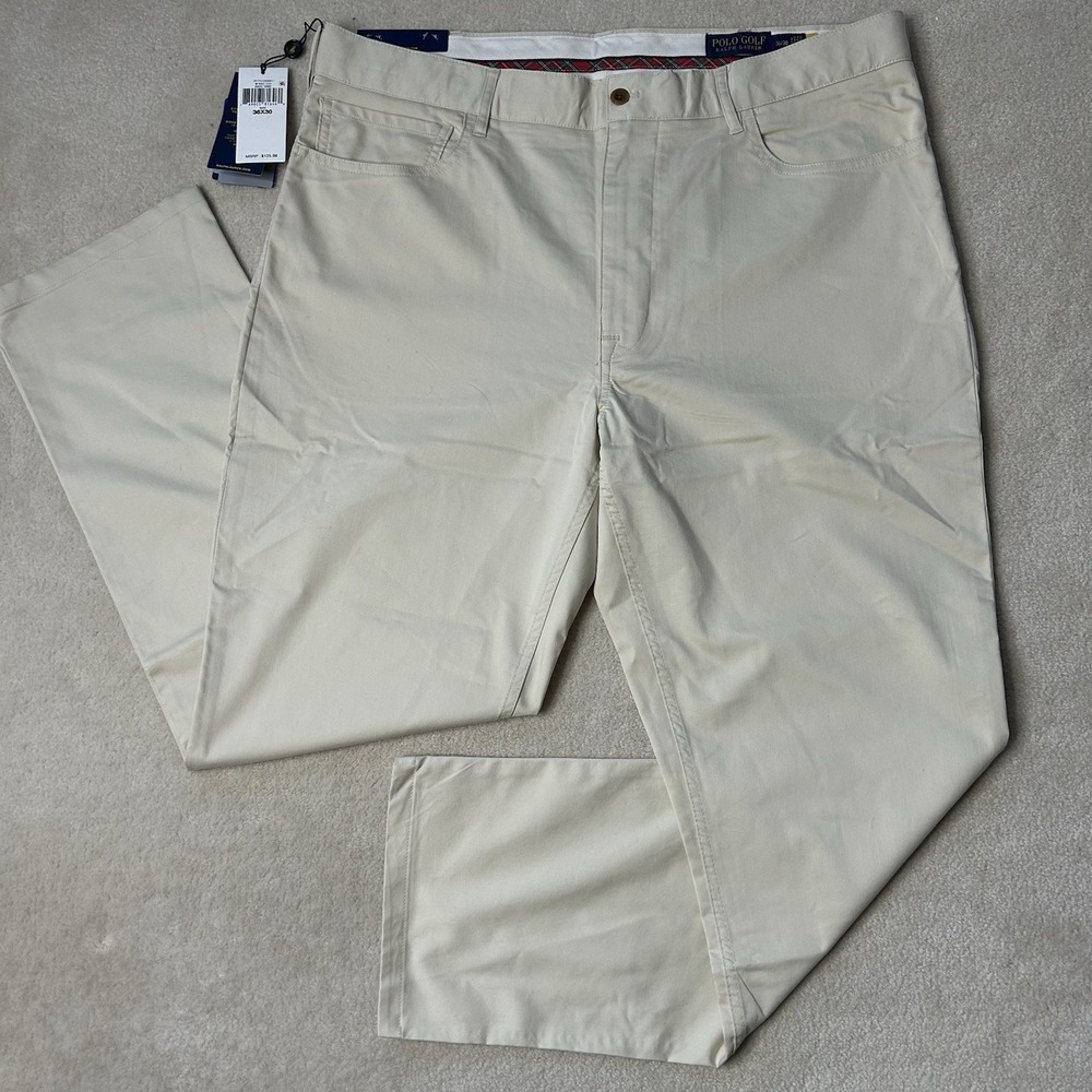 Ralph Lauren Polo Golf Pants Men's 36x30 Tailored Fit Stretch Casual Performance
